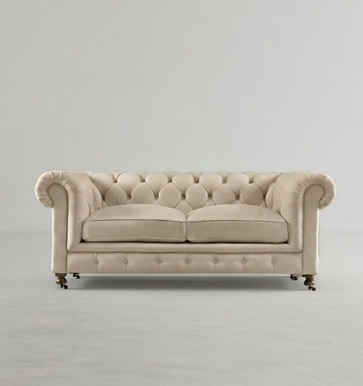 ChicComfort Two Seater Sofa, Velvet | Weilai Concept