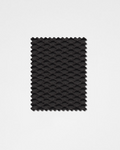 Black-06 | 3D Solid Knitted Cotton Swatch-Weilai Concept-Weilai Concept