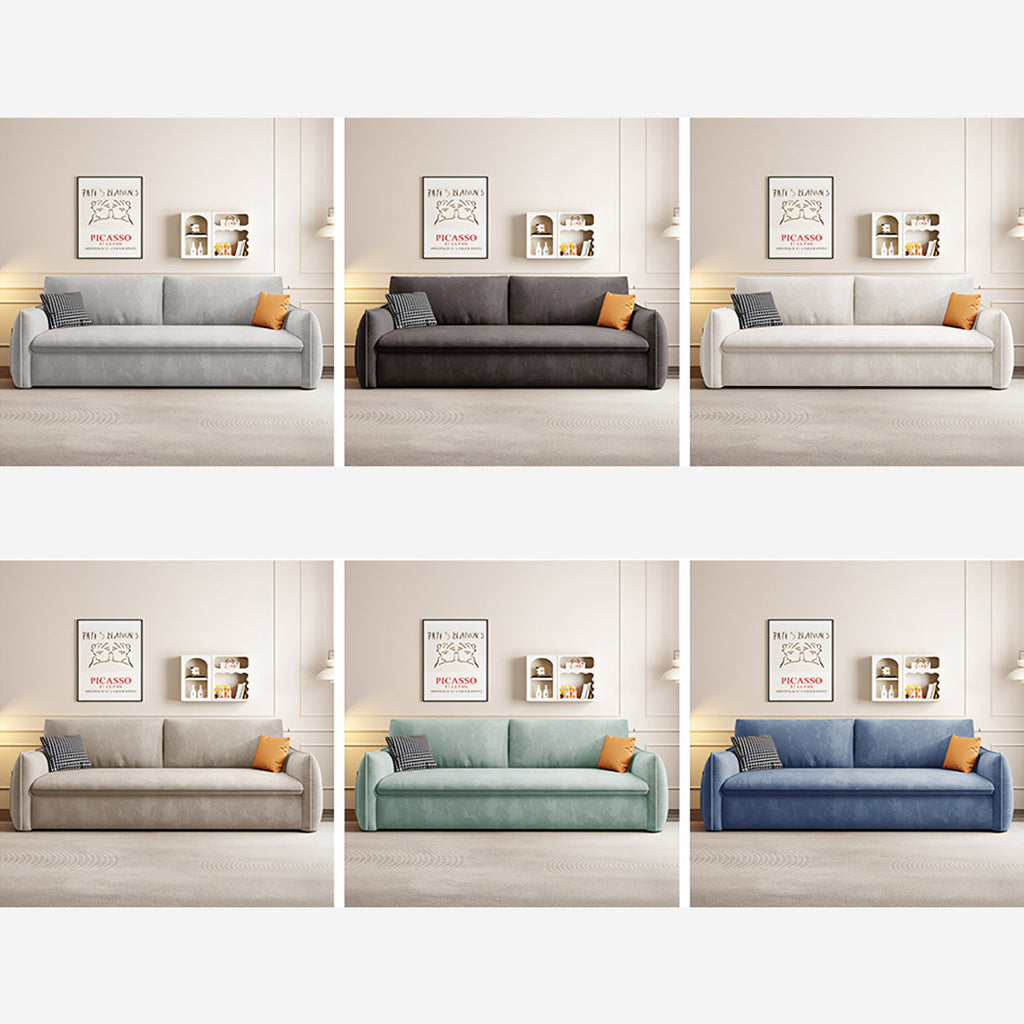 Fernandez Two Seater, Three Seater Sofa Bed With Storage, Suede with corner sofa bed storage