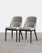 A Set of 2 Thelma Dining Chairs, Italian Design-Weilai Concept