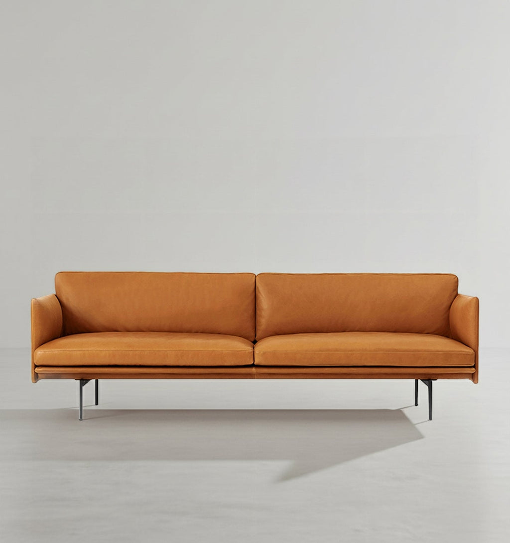 H81 Hamilton Two Seater / Three Seater Sofa, Italian Genuine Leather | Weilai Concept