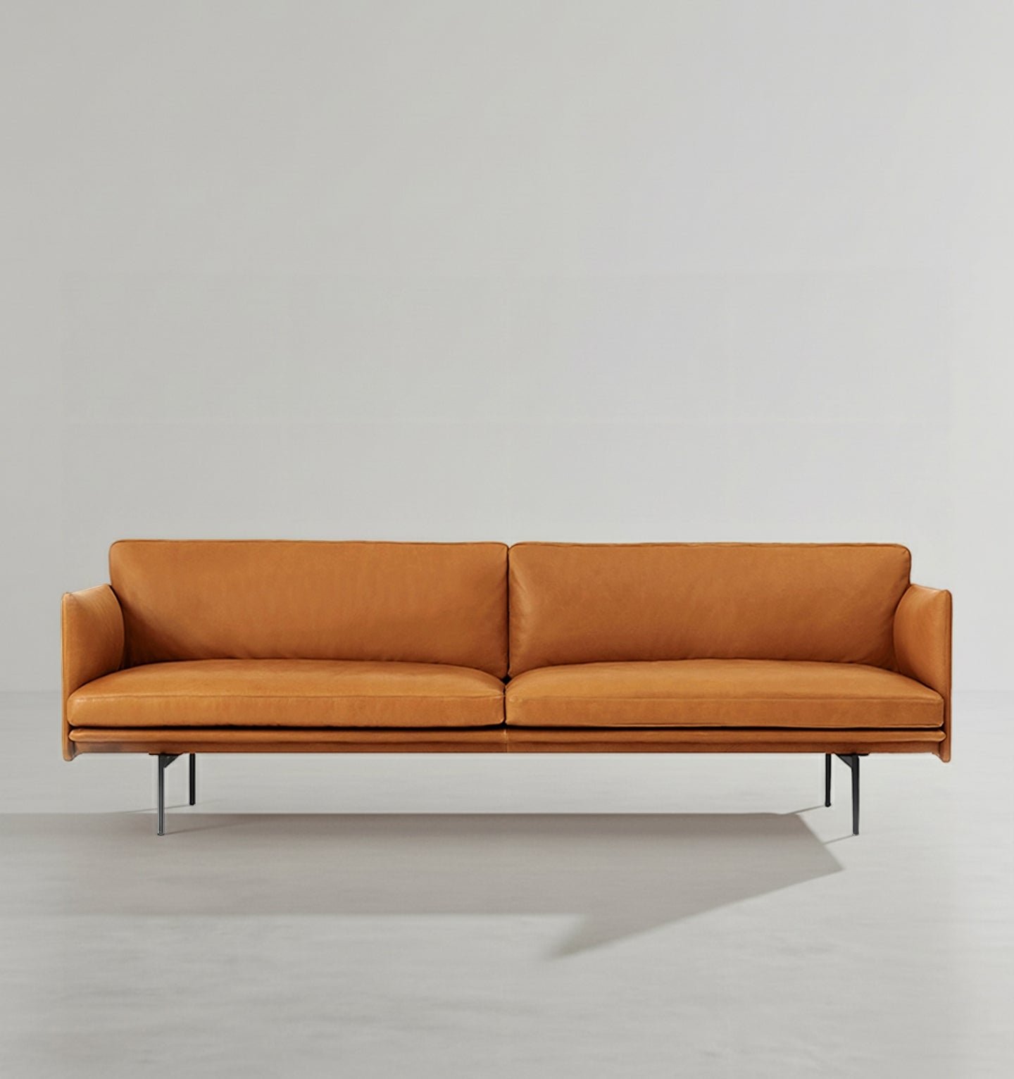 H81 Hamilton Two Seater / Three Seater Sofa, Italian Genuine Leather | Weilai Concept