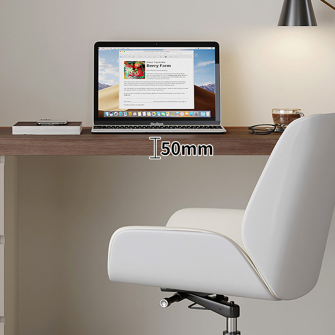 Jamal Office Desk With Storage & Office Chair, Solid Wood with 2nd hand office desks