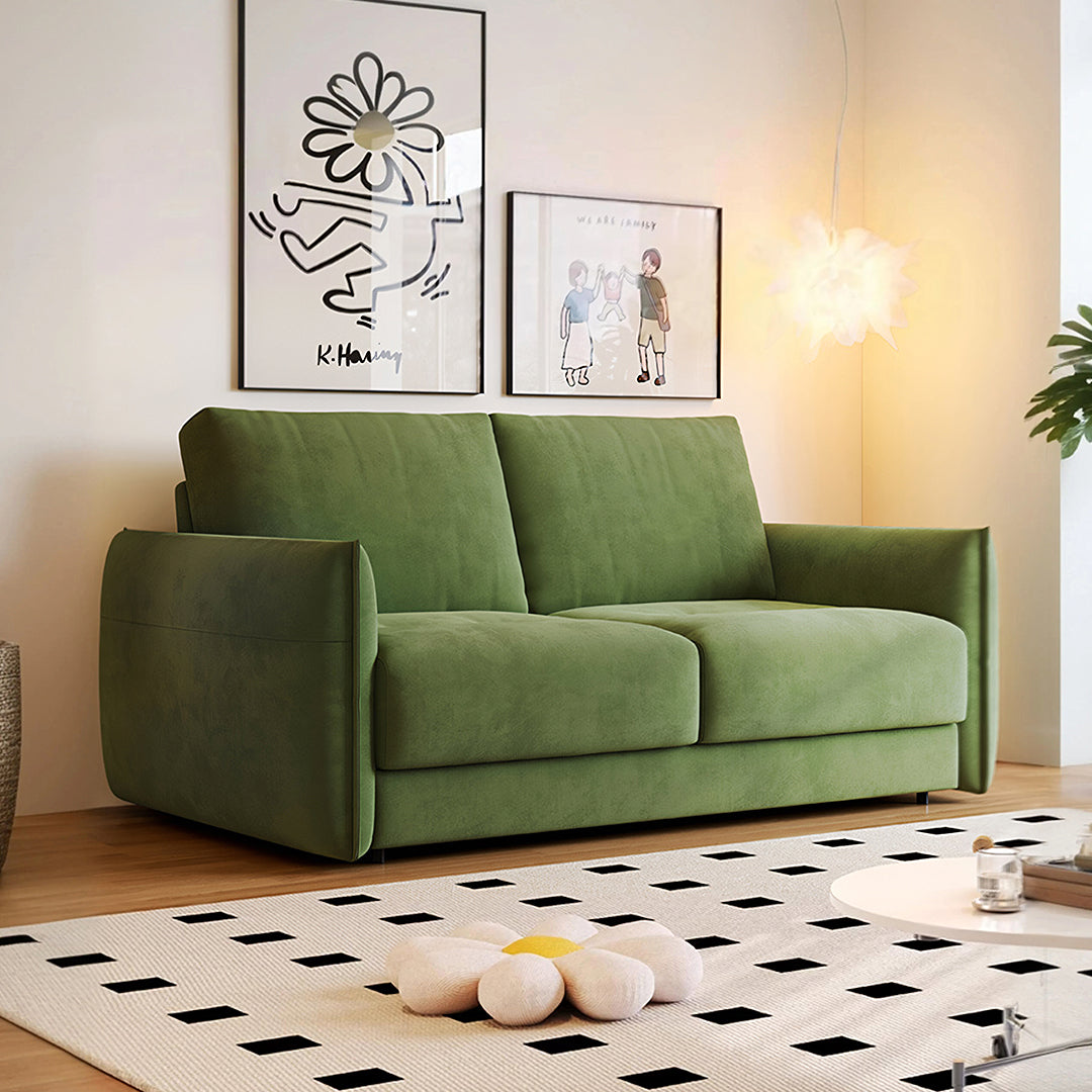 Kaur Two Seater Sofa Bed, Pull Out Sleeper Sofa Bed, More Colours with sofa bed chair single