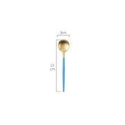 8 Piece Cutlery Set, Blue-Weilai Concept-Weilai Concept