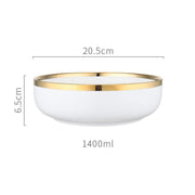 8 Pieces Dinner Set, Pink Or White-Weilai Concept-Weilai Concept