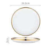 8 Pieces Dinner Set, Pink Or White-Weilai Concept-Weilai Concept
