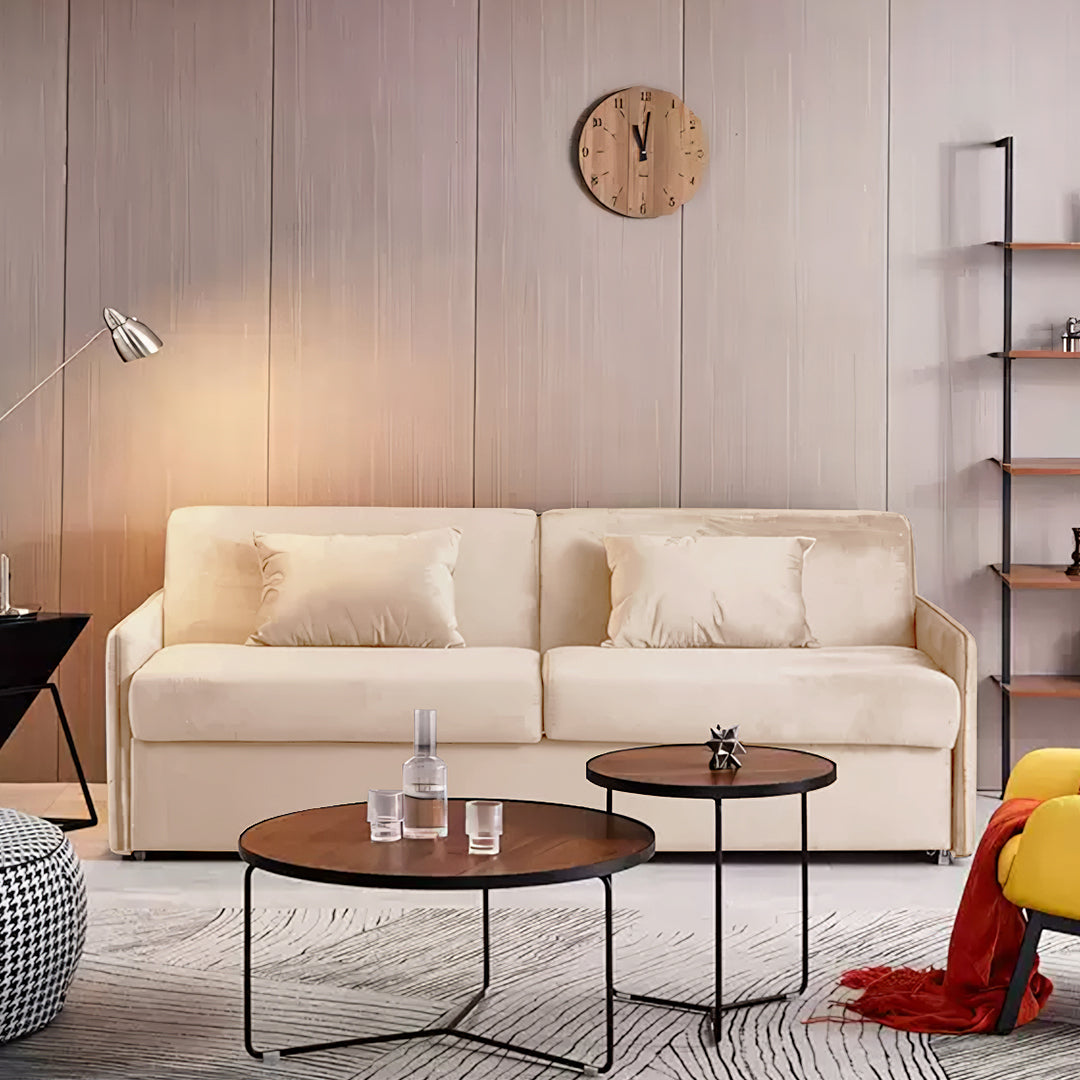 Ramos Two Seater Sofa Bed, Bunk Bed, Flannelette with bed and sofa bed
