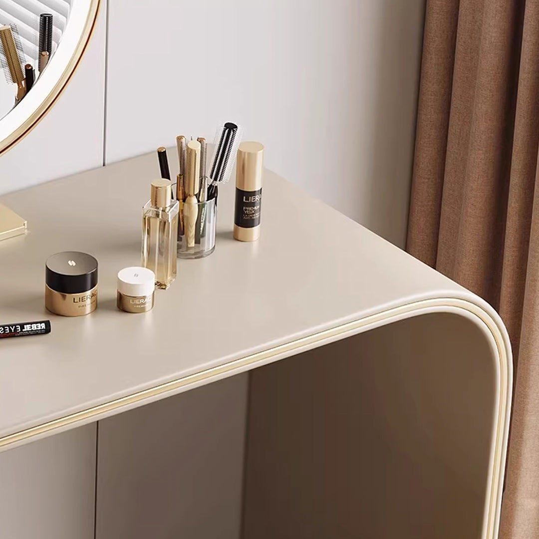 Noorali Dressing Table with Mirror, More Colors Available-Weilai Concept