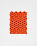 Orange Red-08 | 3D Solid Knitted Cotton Swatch-Weilai Concept-Weilai Concept