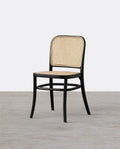 Vanesa Rattan Dining Chair, Oak-Weilai Concept