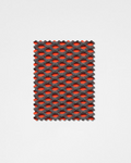 Deep Red-orange-09 | 3D Solid Knitted Cotton Swatch-Weilai Concept-Weilai Concept