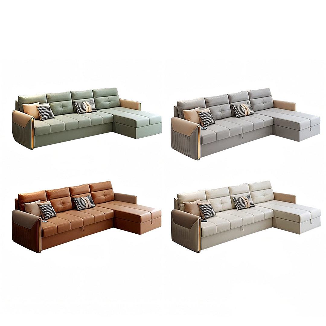 Malhotra L Shape Sofa Bed, Small Corner Sofa Bed with swoon corner sofa