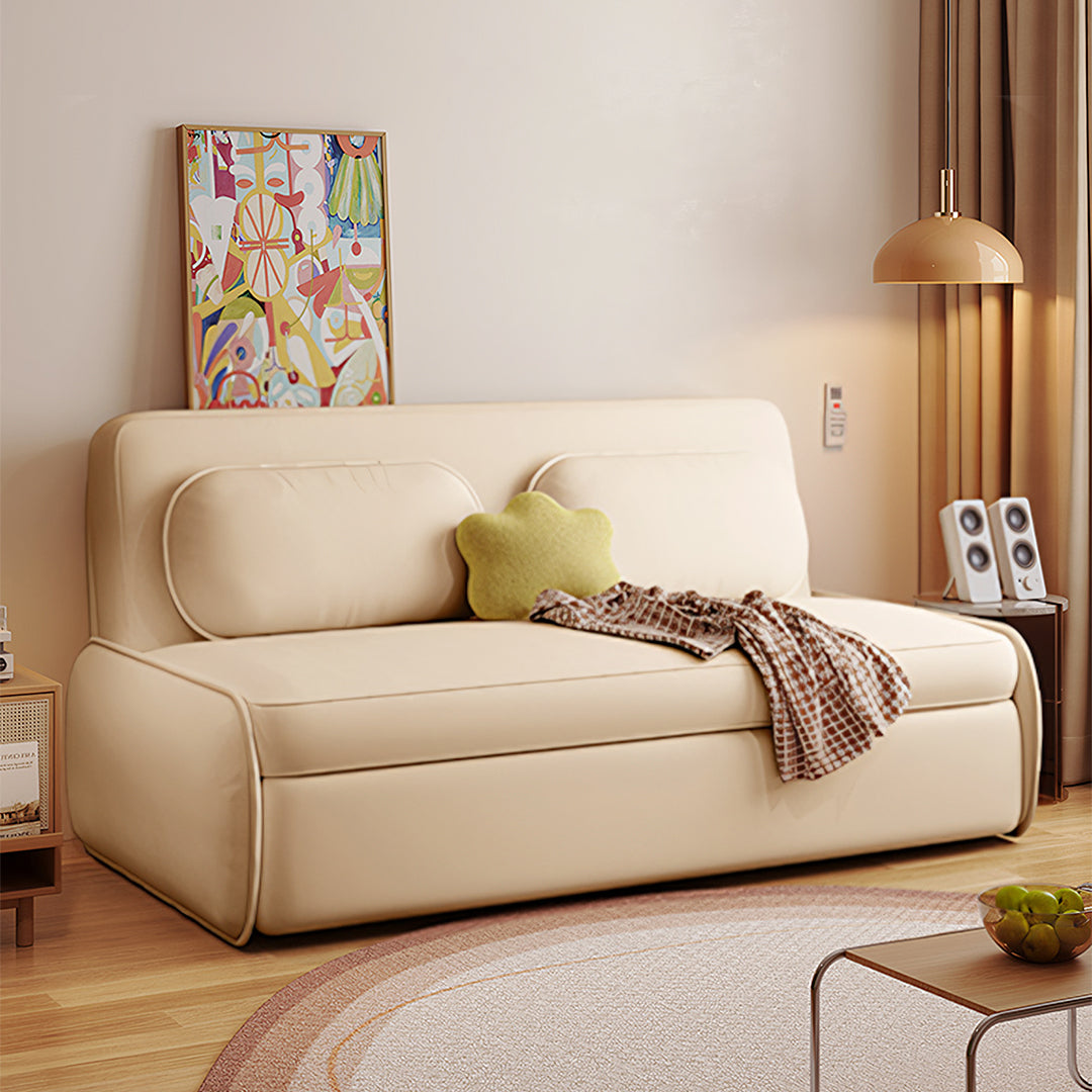 Ari Two Seater Sofa Bed, More Colours with right side corner sofa