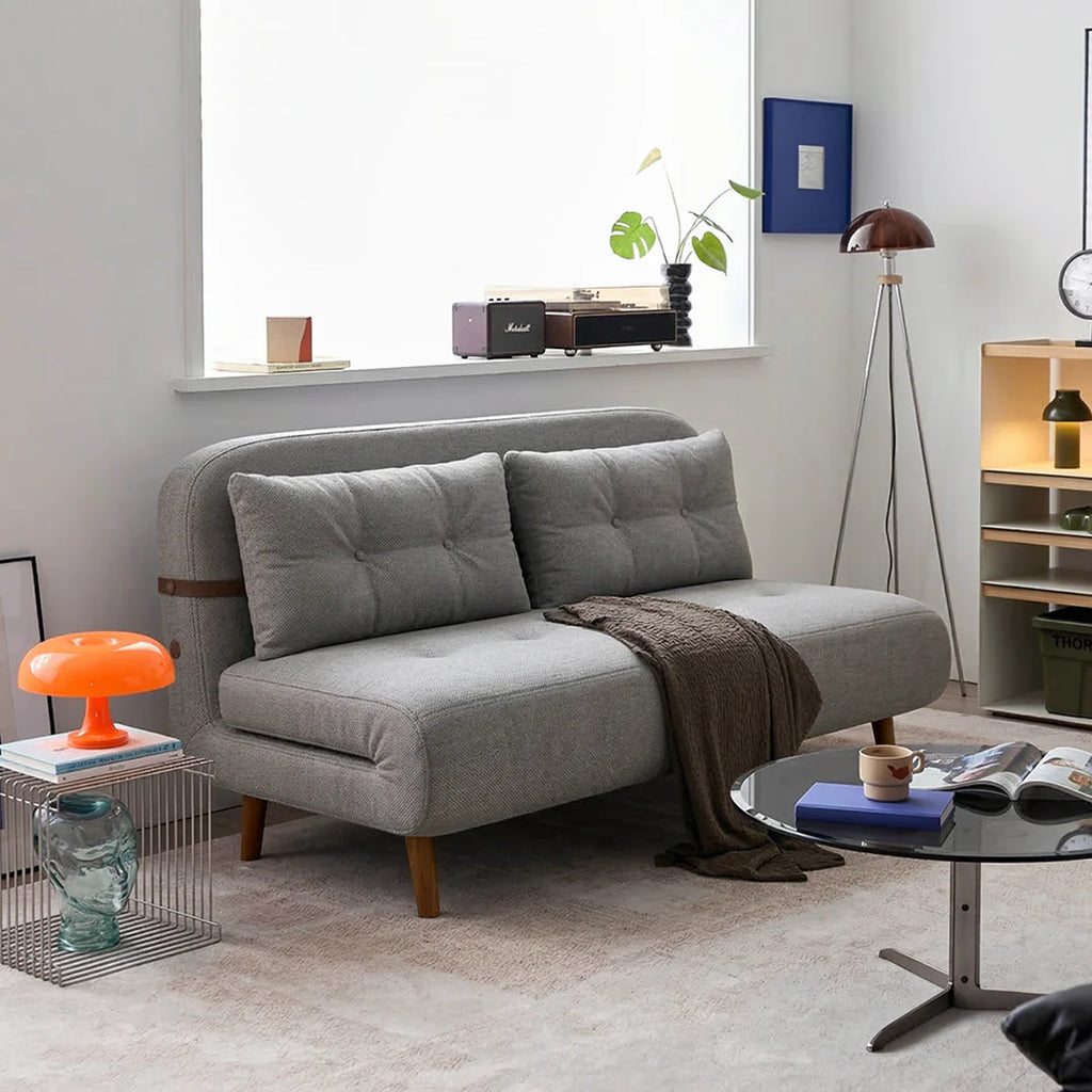 Evans Single Seater, Two Seater Sofa Bed, Linen