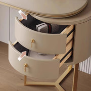 Noorali Dressing Table with Mirror, More Colors Available-Weilai Concept