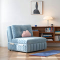 Mehta Single Seater Sofa Bed, Two Seater Sofa Bed, Blue