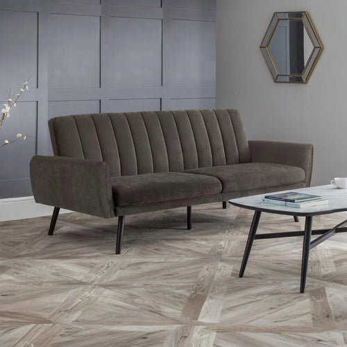 Gray sofa bed iconic abode