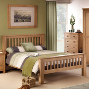 Wooden bed frame iconic abode