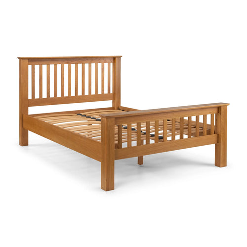 Wooden bed iconic abode
