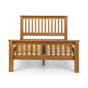 Wooden bed frame iconic abode