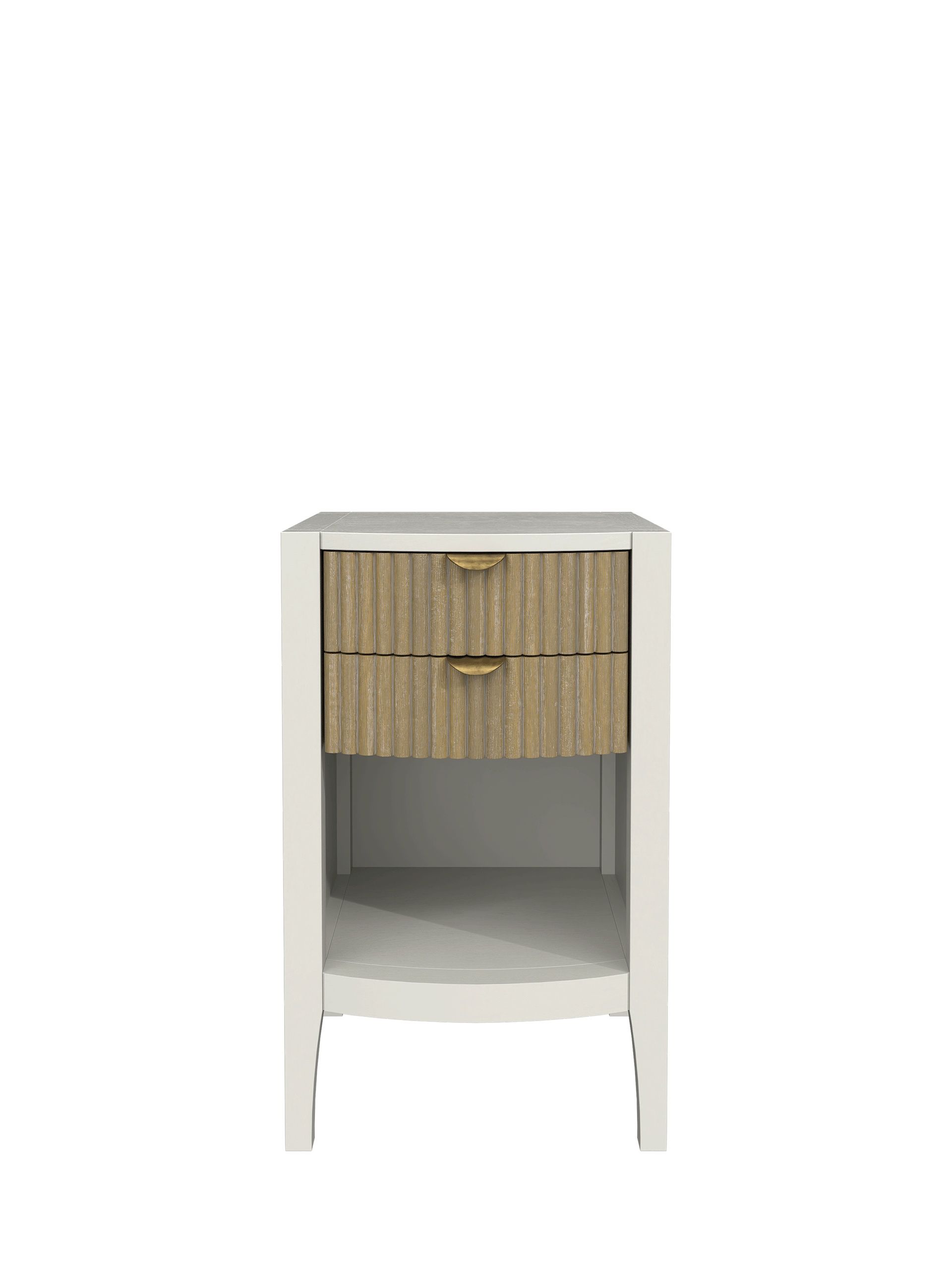 Abbeydale 2 Drawer Bedside Table