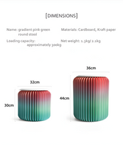 Accordion Stool, Gradient Color-Weilai Concept-Weilai Concept