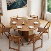 Ainsley Folding Extendable Dining Table, Wood - fold dining table