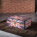 Aviator Union Jack Suitcase Coffee Table, Industrial Storage-Weilai Concept-Weilai Concept