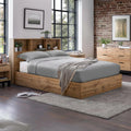 Wooden bed iconic abode