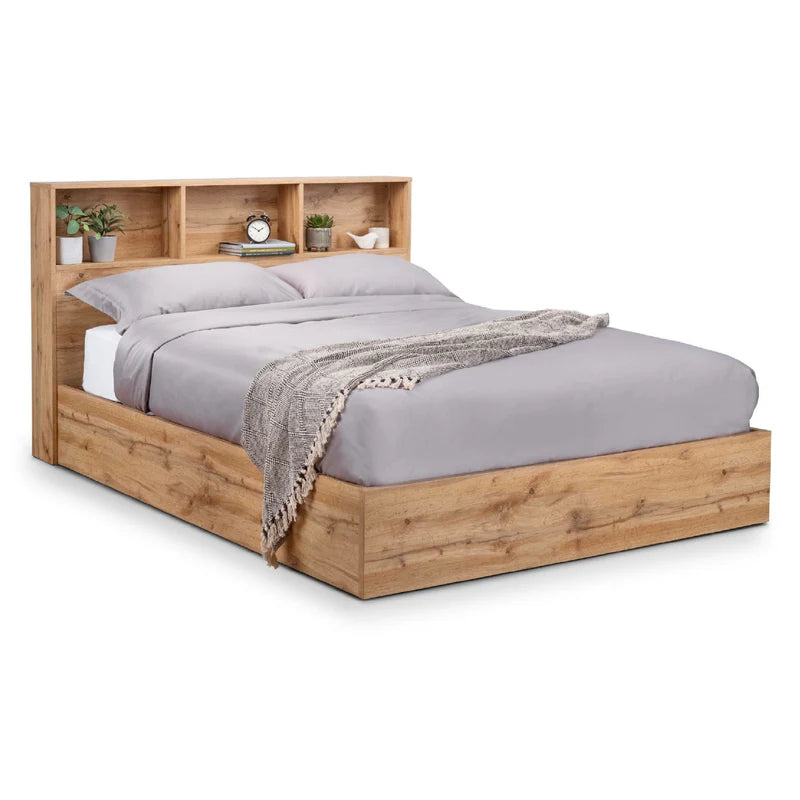 Wooden bed iconic abode