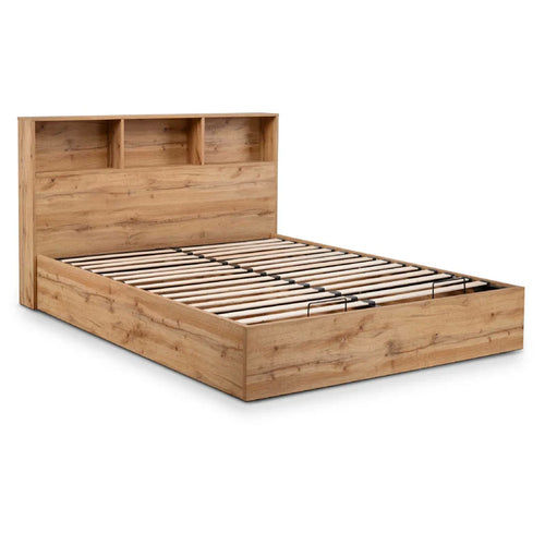 Wooden bed iconic abode