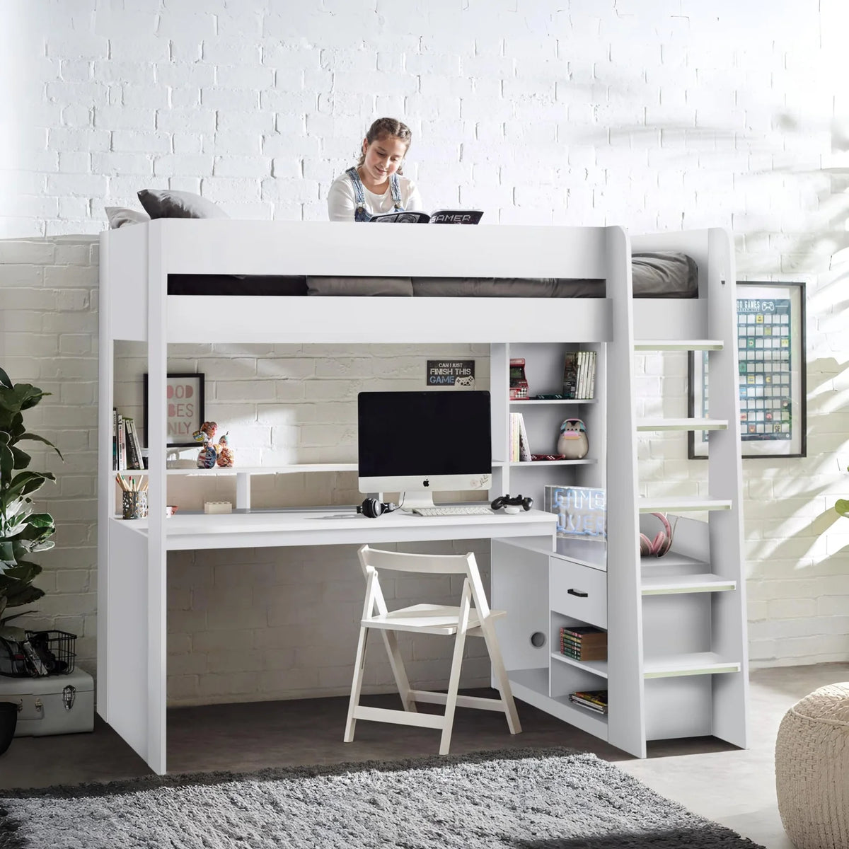 Blaze Gaming Highsleeper  - All White