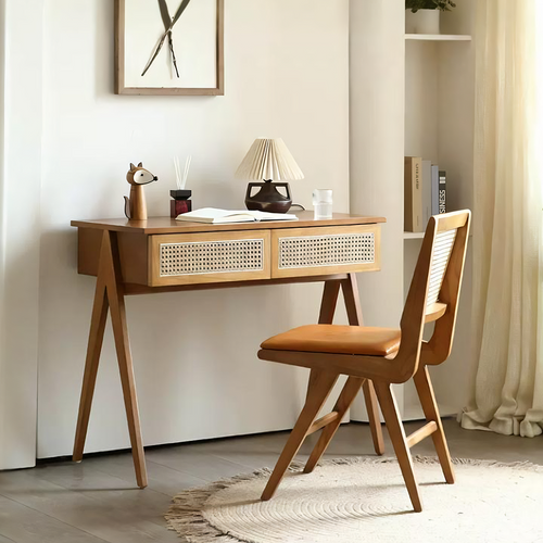 Babara Office Desk, Wood - small office desk chair