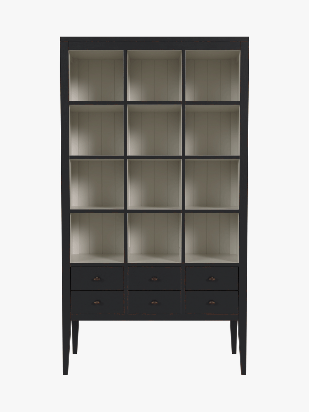 Barwick 6 Drawer Triple Bookcase