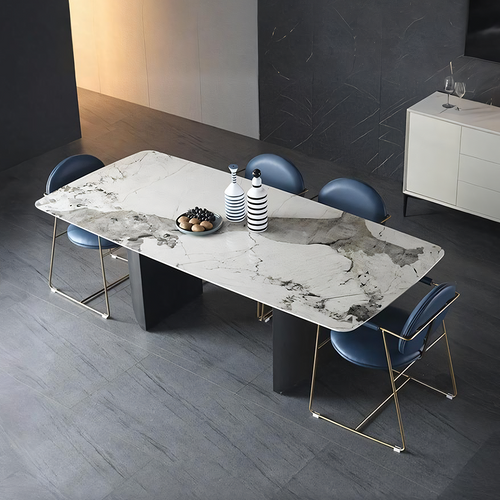Boston Dining Table, Sintered Stone - rectangle dining table