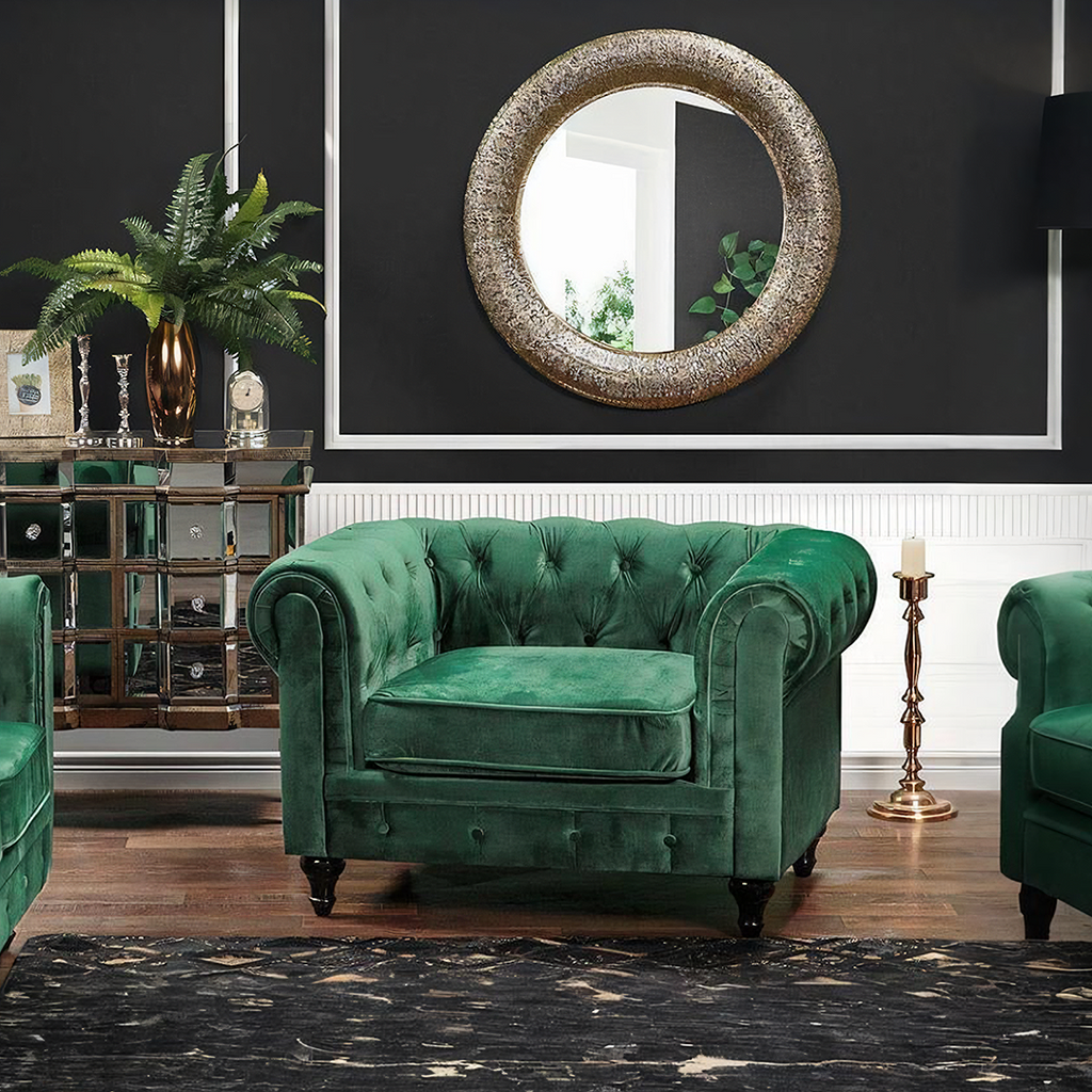 ChicComfort Armchair, Velvet-Weilai Concept-Weilai Concept