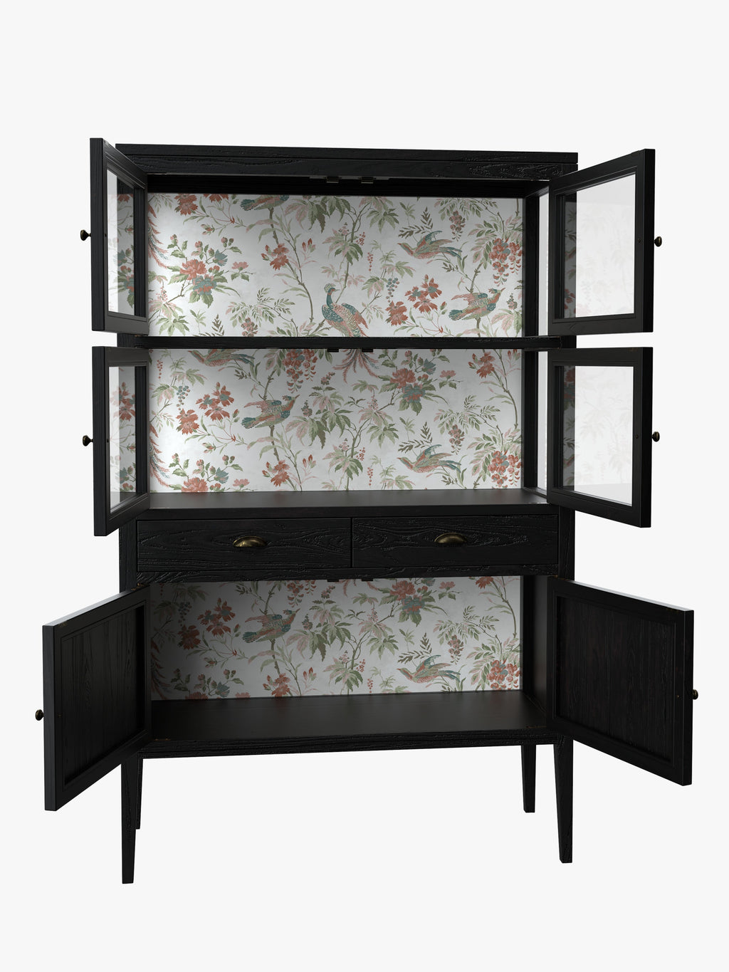 Elmhurst 6 Door 2 Drawer Display Unit