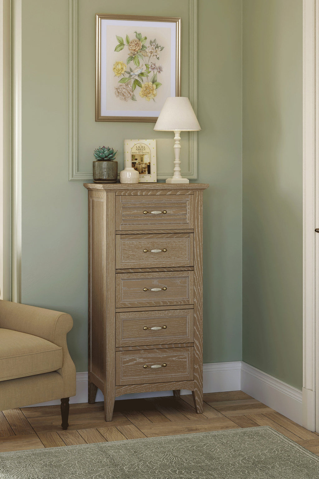 Ennis 5 Drawer Tall Chest
