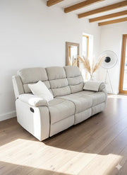 Stanley Manual Recliner Sofa Beige Armchair