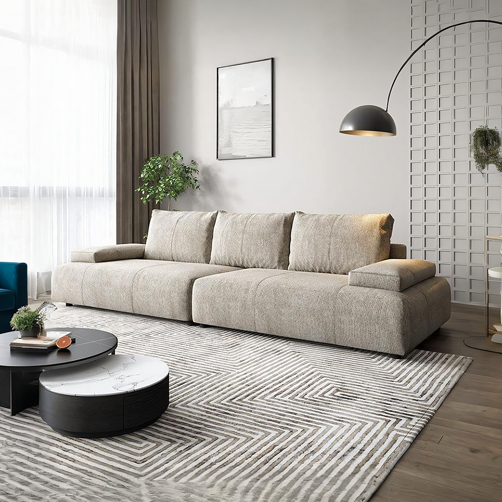 Hank L10 Two Seater, Three Seater Sofa, Linen-Weilai Concept-Weilai Concept