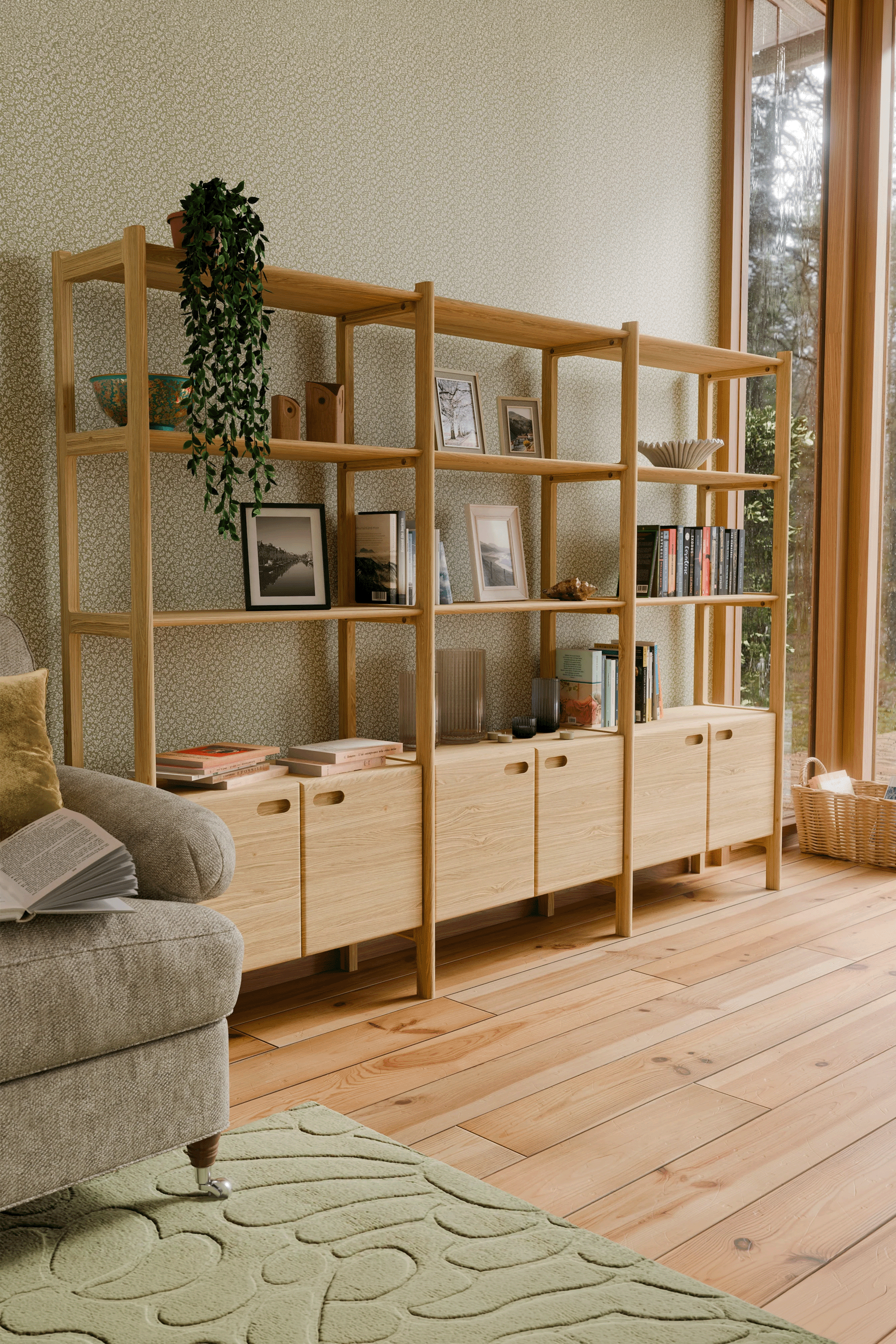 Hazlemere 2 Door Single Bookcase Extension