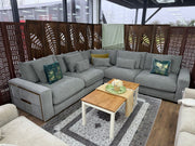 Jupiter Sofa Grey Large Corner