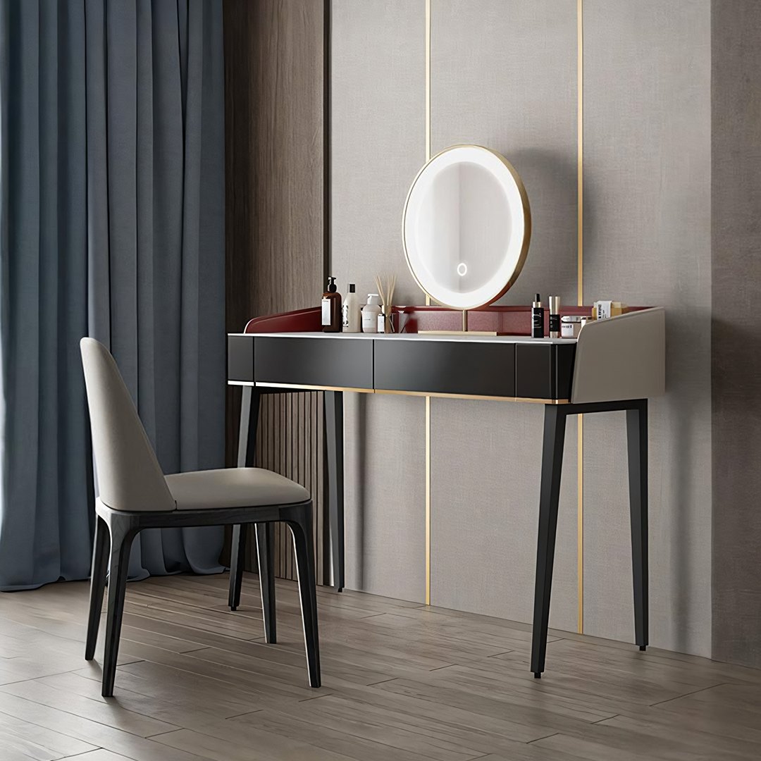 Ivoree Dressing Table With Drawers, Wood - 120cm dining table