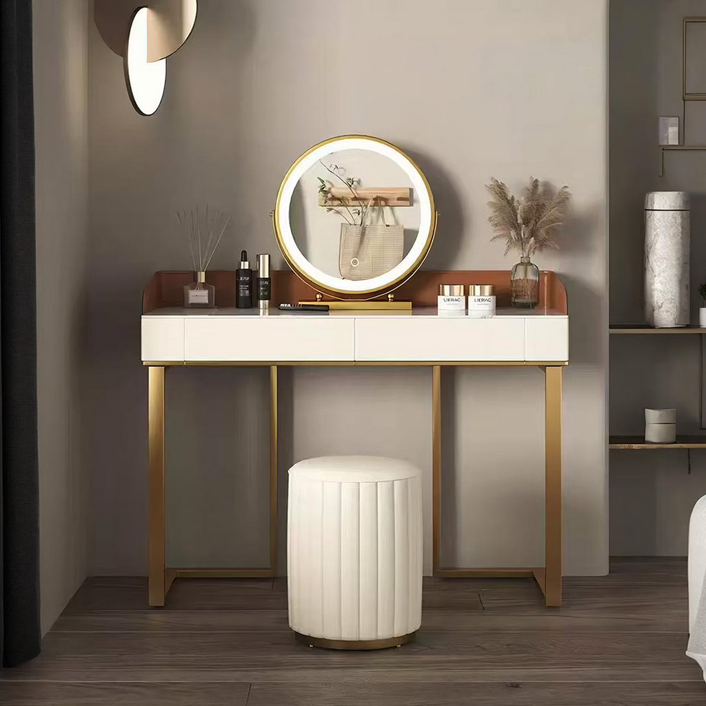 Jaxon Dressing Table - 6 chair dining table set