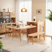 Kacey Extendable Dining Table Set, Storage, Solid Wood - table legs dining table