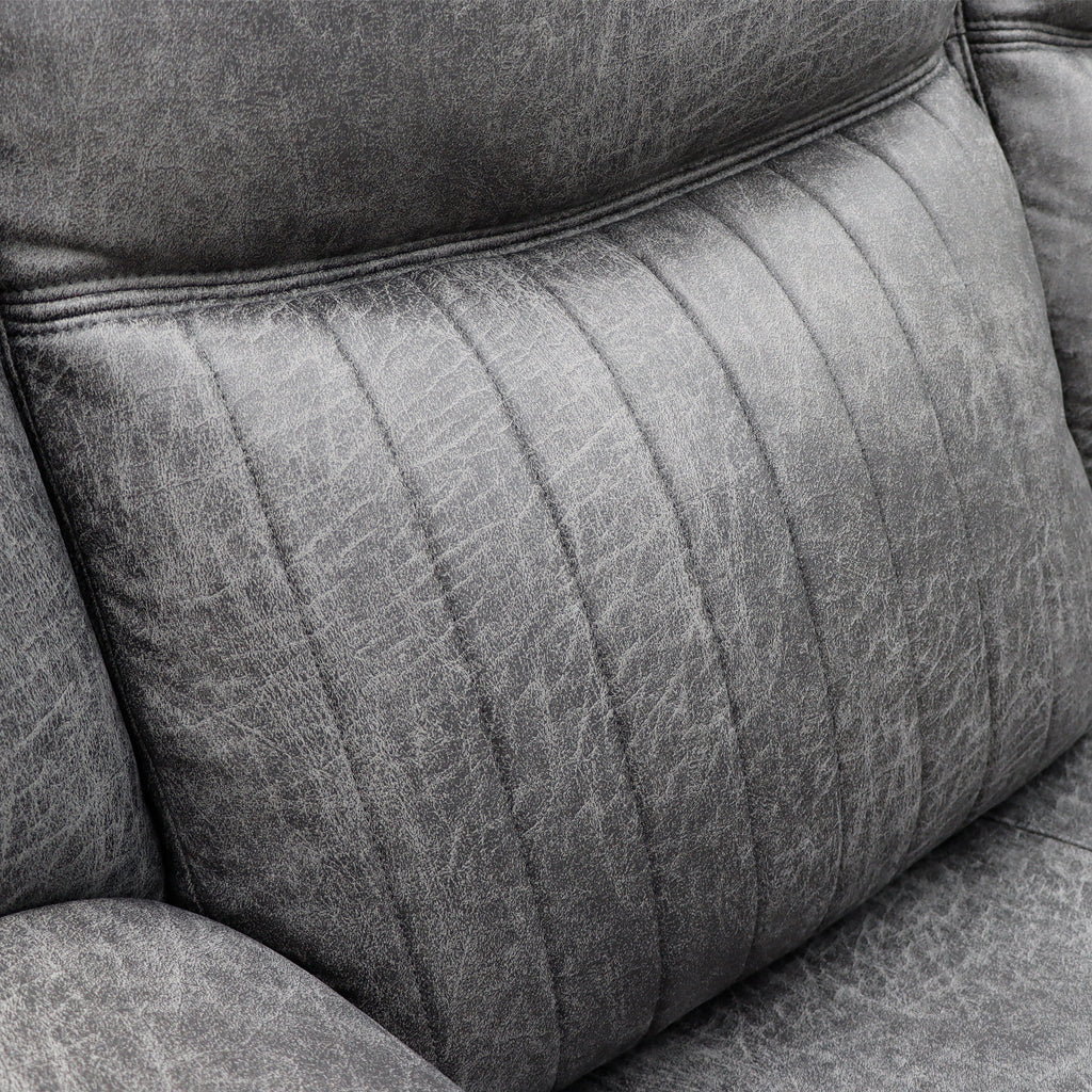Leon Electric Recliner Sofa Grey Armchair