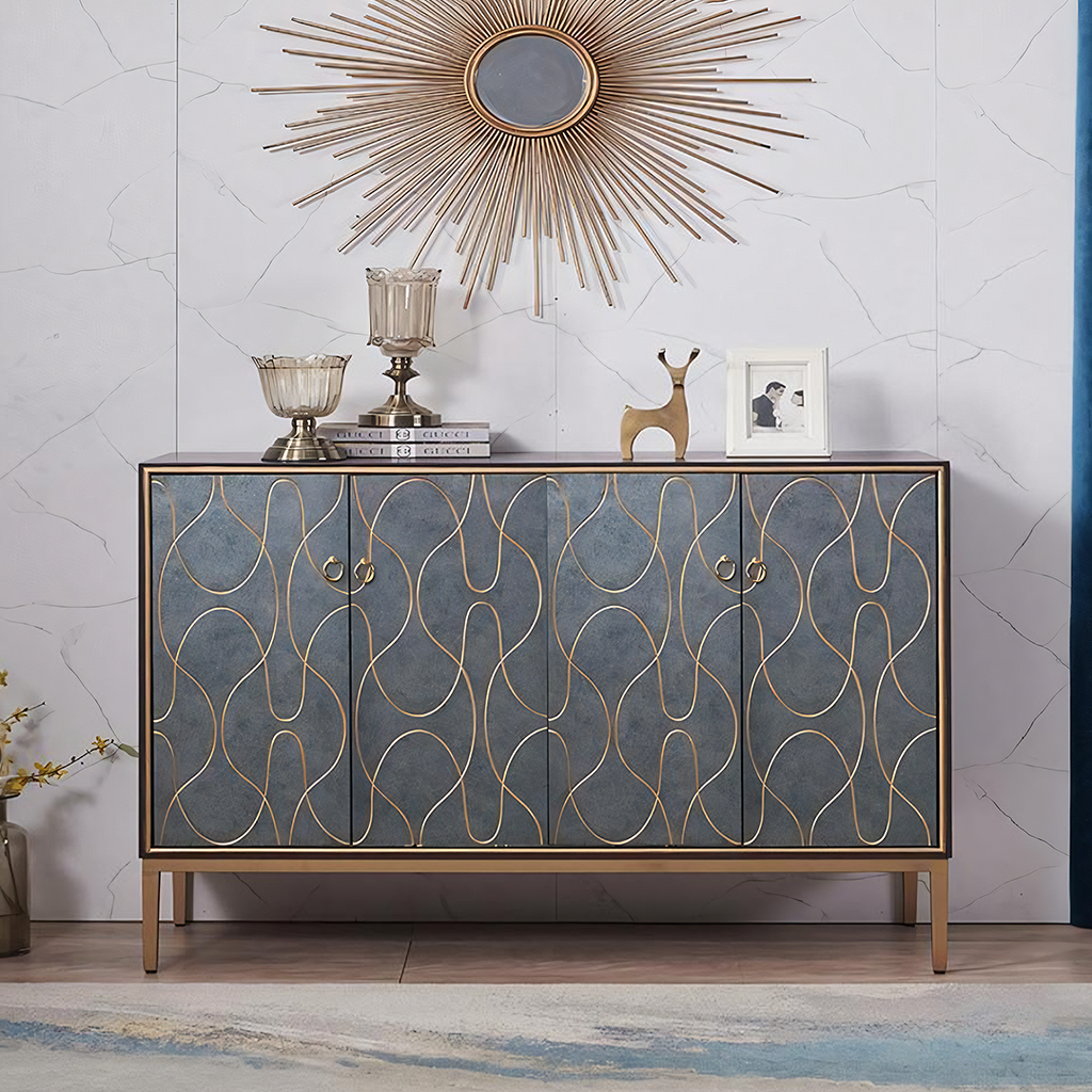 Liana Sideboard, Grey Blue - 2 door sideboard