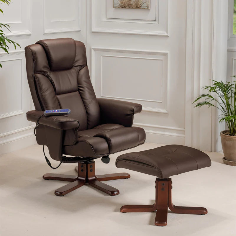  Recliner chair with ottoman iconic abode