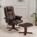  Recliner chair with ottoman iconic abode